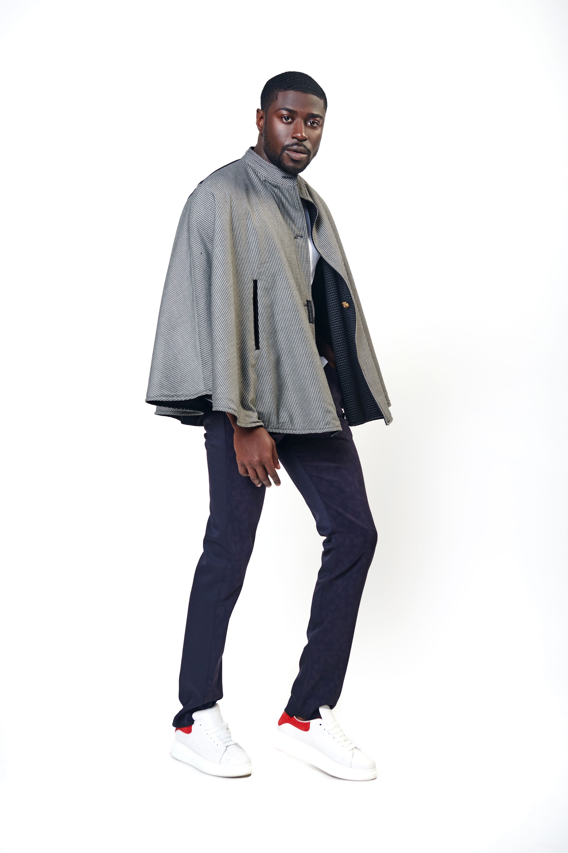 Houndstooth Charles Cape