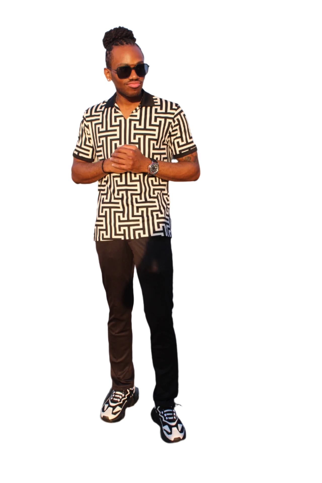 The Geometric Print Polo