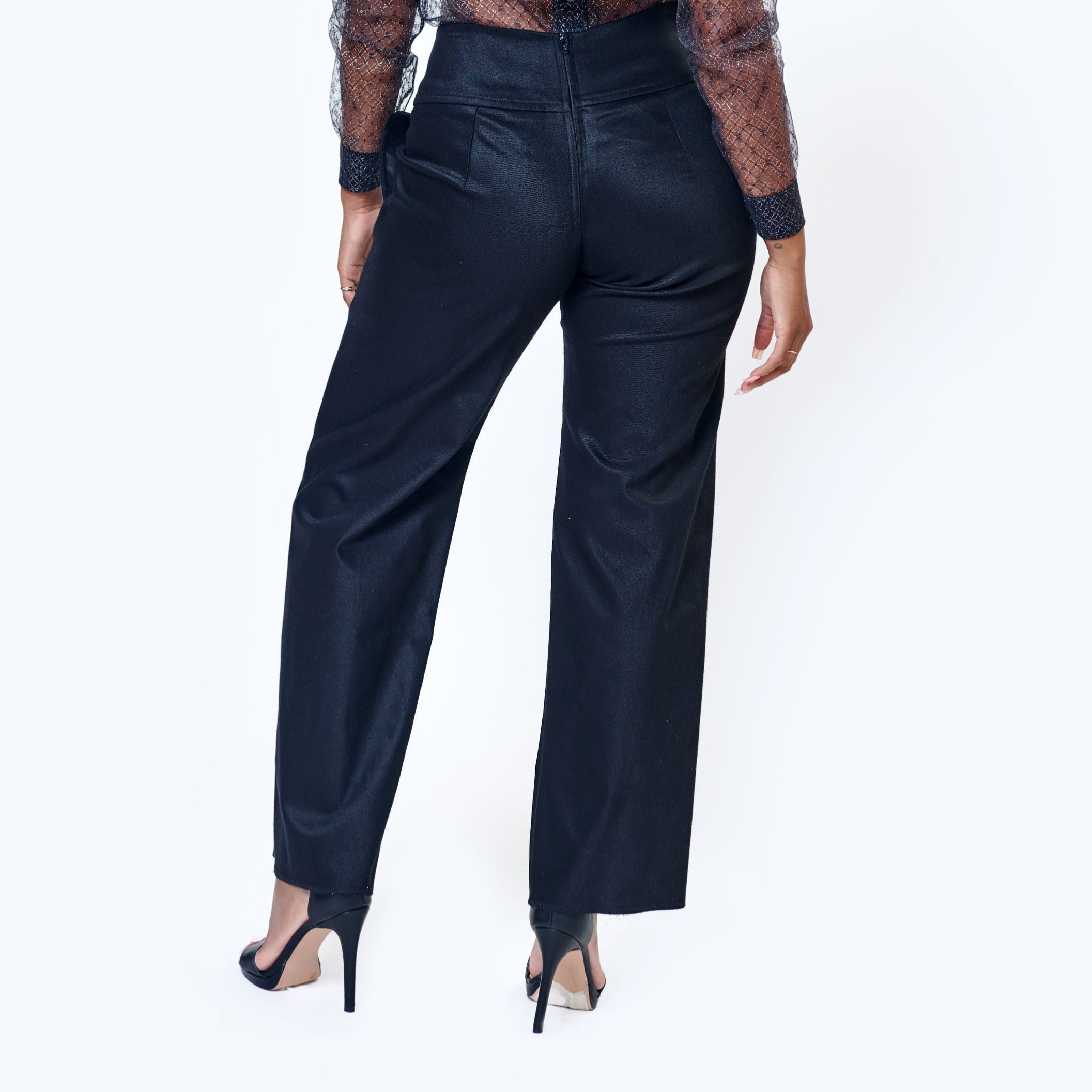 Mt. Vernon Black Flare Pant