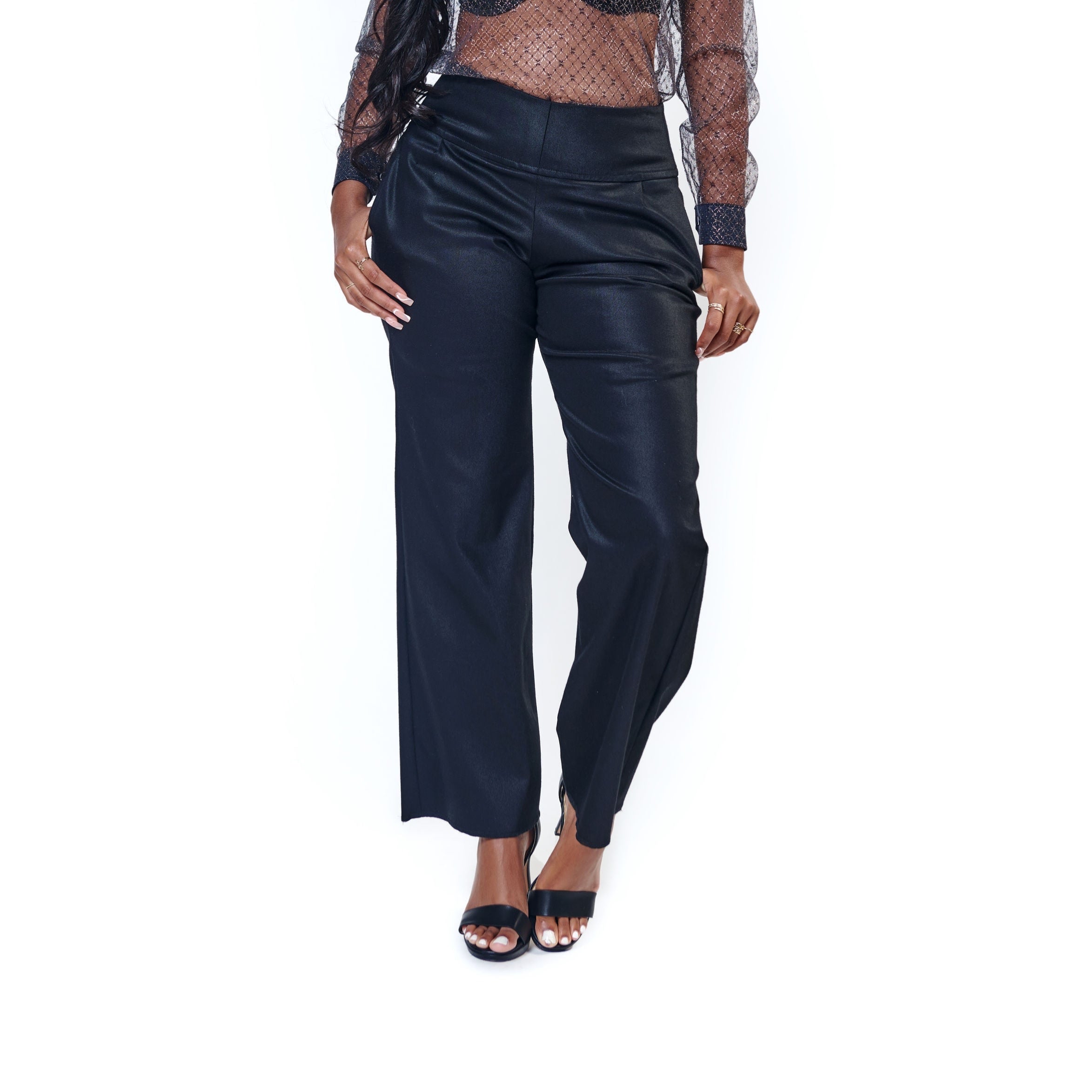Mt. Vernon Black Flare Pant
