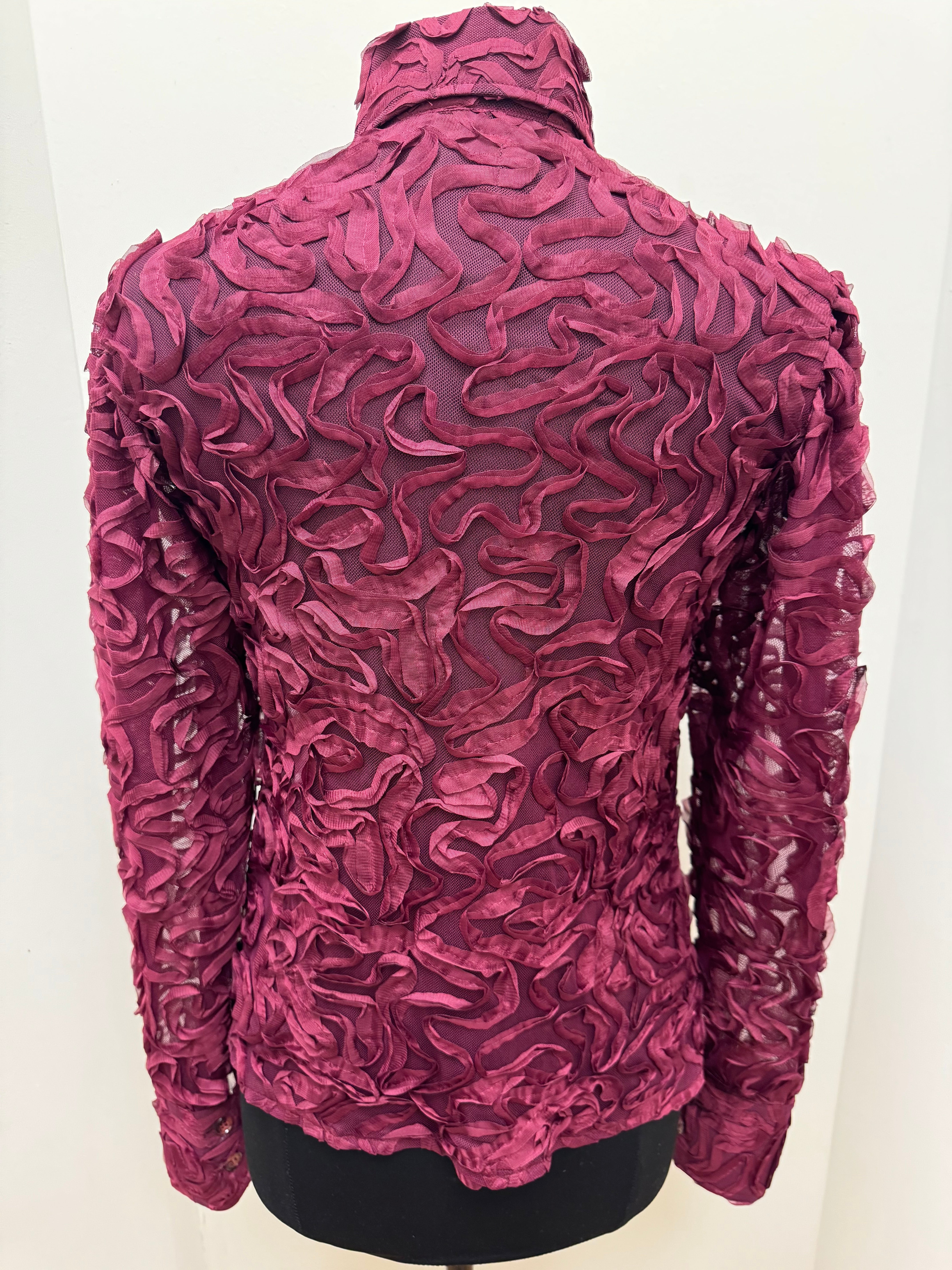 Wine Floral Lace Floral