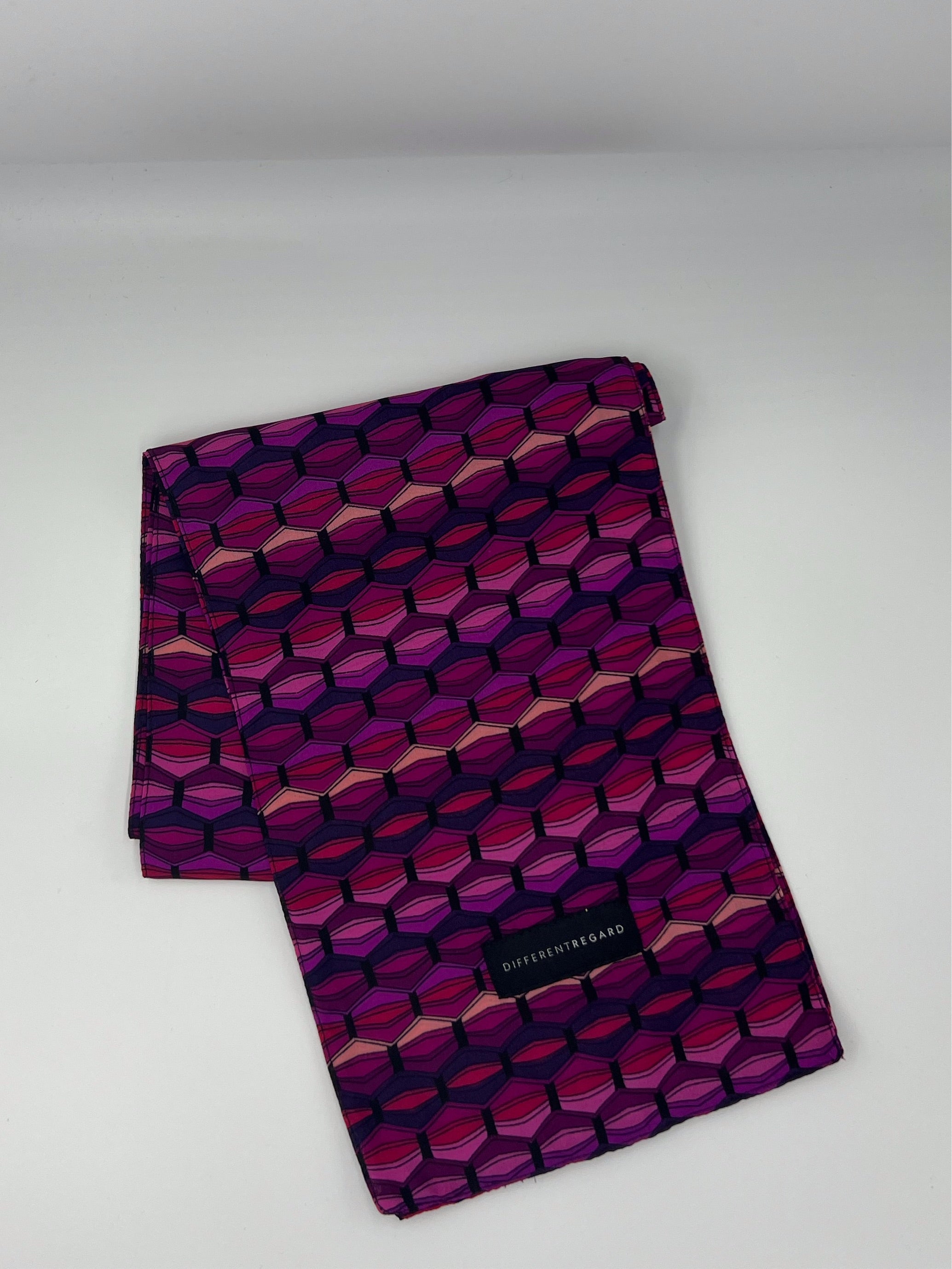 Magenta & Rose Chiffon Scarf