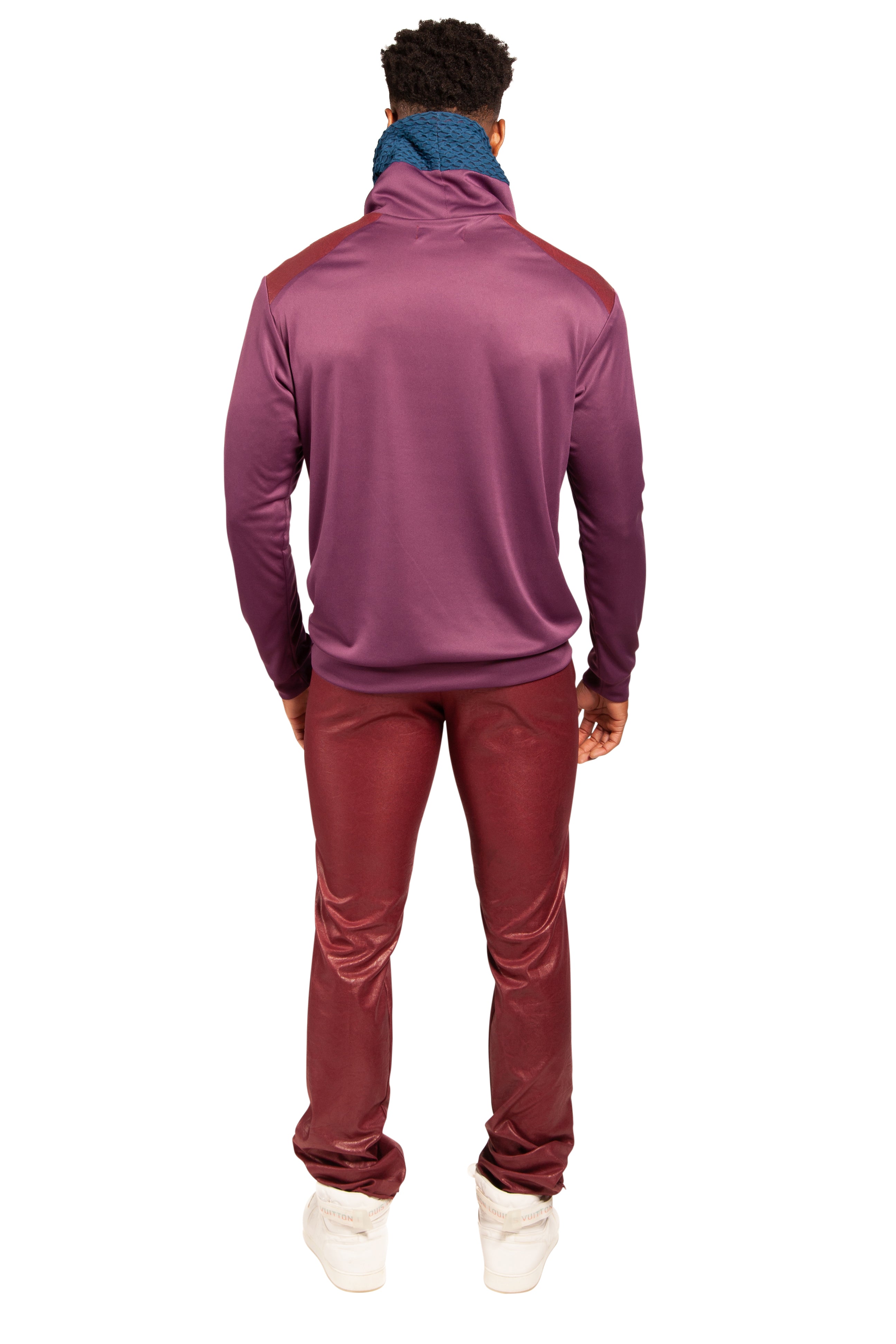 Vegan Leather Red Pants